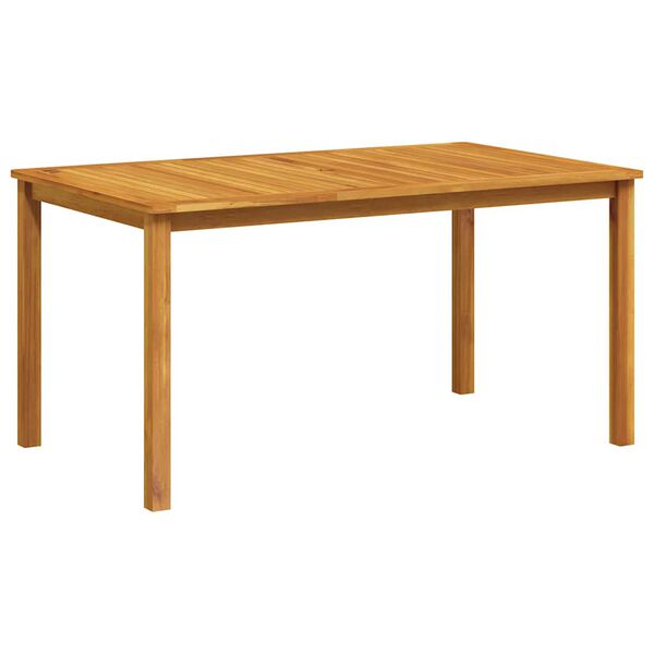 vidaXL Gartentisch 150x90x74 cm Massivholz Akazie