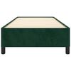 vidaXL Bettgestell ohne Matratze Dunkelgr&uuml;n 100x200 cm Samt