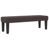 vidaXL Boxspringbett mit Matratze Dunkelbraun 120 x 200 cm Stoff