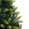vidaXL K&uuml;nstlicher Klapp-Weihnachtsbaum mit 300 LEDs Gr&uuml;n 210 cm