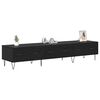 vidaXL TV-Schr&auml;nk Schwarz Eichen-Optik 150 x 36 x 30 cm Holzwerkstoff