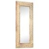 vidaXL Spiegel Handgeschnitzt 110x50x2,6 cm Massivholz Mango