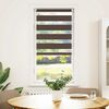 vidaXL Doppelrollo Seitenzug Duo 80 x 150 cm Kaffeebraun