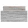 vidaXL Bettgestell Grau Sonoma 90x200 cm Holzwerkstoff