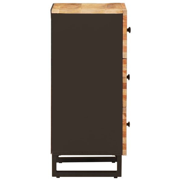 vidaXL Seitenschrank Braun 40 x 33 x 75 cm Massivholz Mango