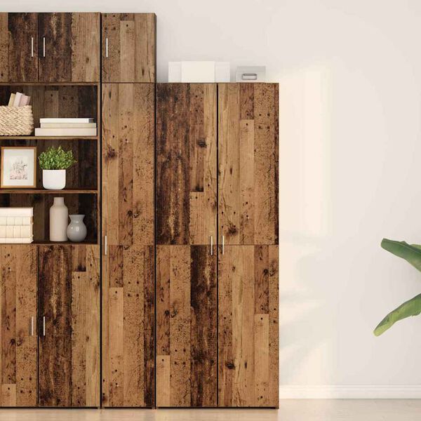 vidaXL Highboard 2 pcs Altholz 70 x 42,5 x 185 cm