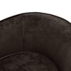 vidaXL Hundesofa Braun 69x49x40 cm Pl&uuml;sch