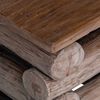 vidaXL Hocker Natur 30 x 30 x 38 cm Massivholz Teak