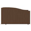 vidaXL Tagesbett mit Matratze USB Braun Stoff 90x200 cm