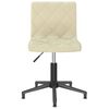vidaXL Esszimmerst&uuml;hle 2 Stk. Drehbar Creme Samt