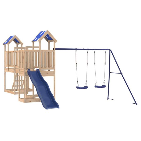 vidaXL Spielturm Massivholz Kiefer