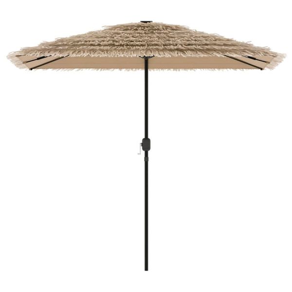 vidaXL Sonnenschirm mit Stahlmast Braun 248x248x248 cm