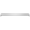 vidaXL Gitterroststufe 80x24x7 cm Verzinkter Stahl