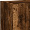 vidaXL 5-tlg. Wohnwand mit LED-Beleuchtung R&auml;uchereiche Holzwerkstoff