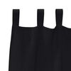vidaXL Verdunkelungs-Vorh&auml;nge mit Ringen 2 pcs Schwarz 225 x 140 cm