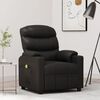 vidaXL Massagesessel Schwarz Kunstleder