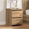 vidaXL Nachttische 2 Stk. Artisan-Eiche 30x30x40 cm Holzwerkstoff