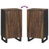 vidaXL Sideboard Braun 40 x 33 x 75 cm massives Mangoholz