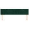 vidaXL Kopfteile 2 Stk. Dunkelgr&uuml;n 90x5x78/88 cm Samt