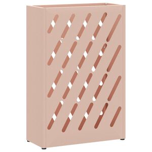 vidaXL Sonnenschirmhalter Rosa 28 x 12 x 41 cm Stahl
