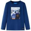 Kinder-Langarmshirt Jeansblau 116