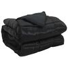 vidaXL Ganzjahresbettdecke 155 x 200 cm 300 g/m&sup2; Schwarz