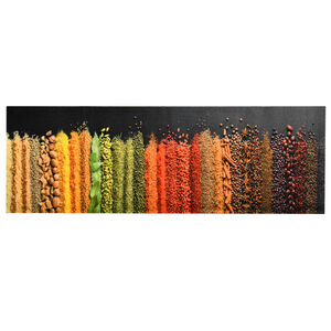 vidaXL K&uuml;chenteppich Waschbar Gew&uuml;rze 60x300 cm