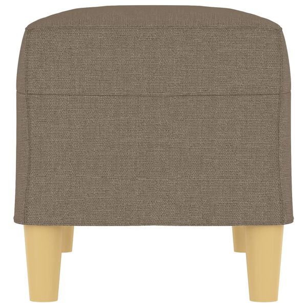 vidaXL Sitzbank Taupe 70x35x41 cm Stoff