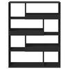 vidaXL Raumteiler Schwarz 100x33x125,5 cm Holzwerkstoff