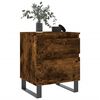 vidaXL Nachttisch R&auml;uchereiche 40x35x50 cm Holzwerkstoff