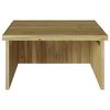 vidaXL Rasenm&auml;her Garage Braun 73,5 x 81,5 x 38,5 cm