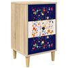 vidaXL Nachttisch MAINZ Sonoma-Eiche 36 x 33 x 60 cm Holzwerkstoff