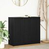 vidaXL Sideboard Schwarz Eichen-Optik 85x34x76 cm Holzwerkstoff