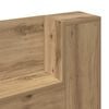 vidaXL Kopfteil Artisan-Eiche 100 x 15 x 103,5 cm Holzwerkstoff