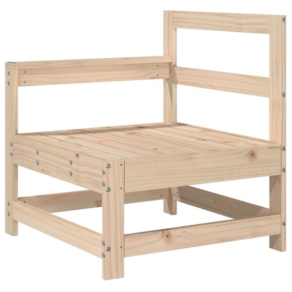 vidaXL 5-tlg. Garten-Sofagarnitur Massivholz Kiefer
