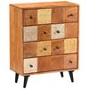 vidaXL Kommode 60x30x75 cm Massivholz Akazie