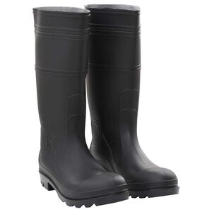 vidaXL Gummistiefel Schwarz Gr&ouml;&szlig;e 44 PVC