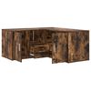 vidaXL Eckregal R&auml;uchereiche 160x40x45 cm Holzwerkstoff