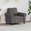 vidaXL Sessel Grau 60 cm Kunstleder