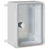 vidaXL Steuerungsschrank Grau 28 x 13 x 28 cm ABS Kunststoff