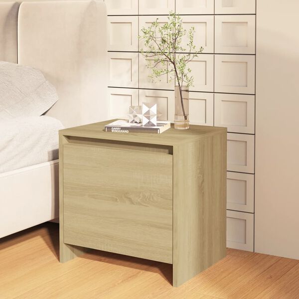 vidaXL Nachttisch Sonoma-Eiche 45x34x44,5 cm Holzwerkstoff
