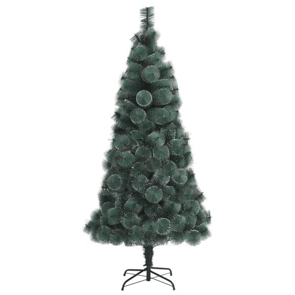 vidaXL K&uuml;nstlicher Weihnachtsbaum mit St&auml;nder Gr&uuml;n 210cm PET