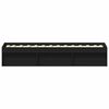 vidaXL Bettgestell Schwarz 90x190 cm