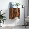 vidaXL Wandschrank Wandmontiert Altholz 60 x 31 x 70 cm Holzwerkstoff