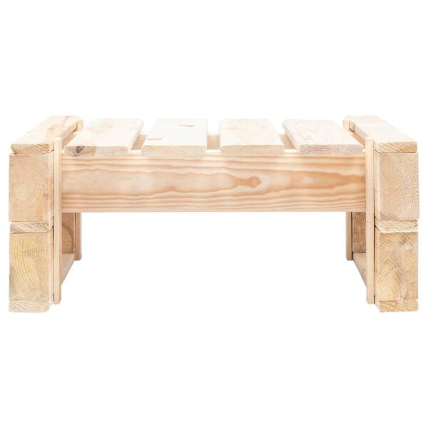 vidaXL Outdoor-Ottomane Paletten Holz