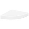 vidaXL Eck-Schweberegale 4 Stk. Wei&szlig; 25x25x3,8 cm MDF