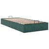 vidaXL Ottoman-Bett ohne Matratze Dunkelgrün 80x200 cm Samt
