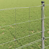 vidaXL Feldzaun Silber 25 x 0,8 m Verzinkter Stahl