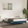 vidaXL Bettgestell ohne Matratze Dunkelblau 120x190 cm Samt