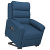 vidaXL Massagesessel mit Aufstehhilfe Blau Stoff
